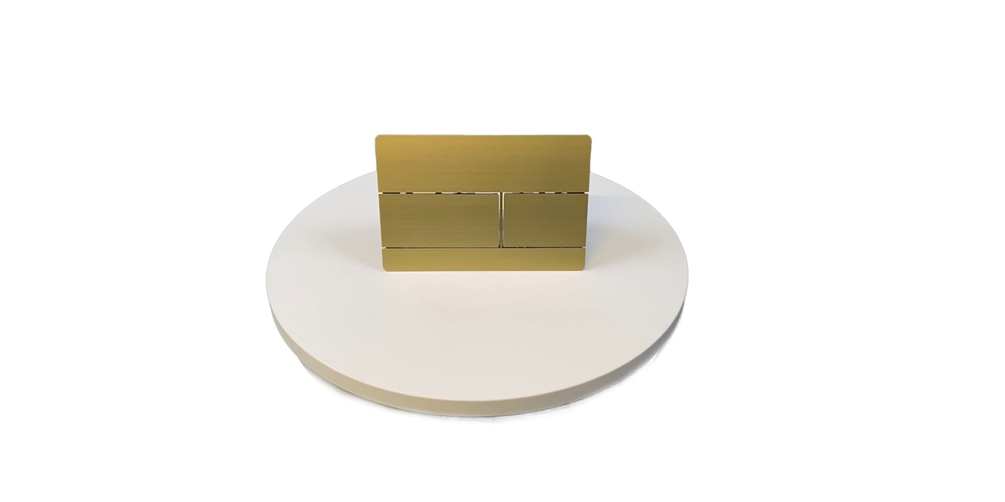Кнопка смыва для инсталляции SinteSi FB-DSSG-507 Сатинированное золото накладка на цилиндр inspire 54 мм сталь сатинированное покрытие никель
