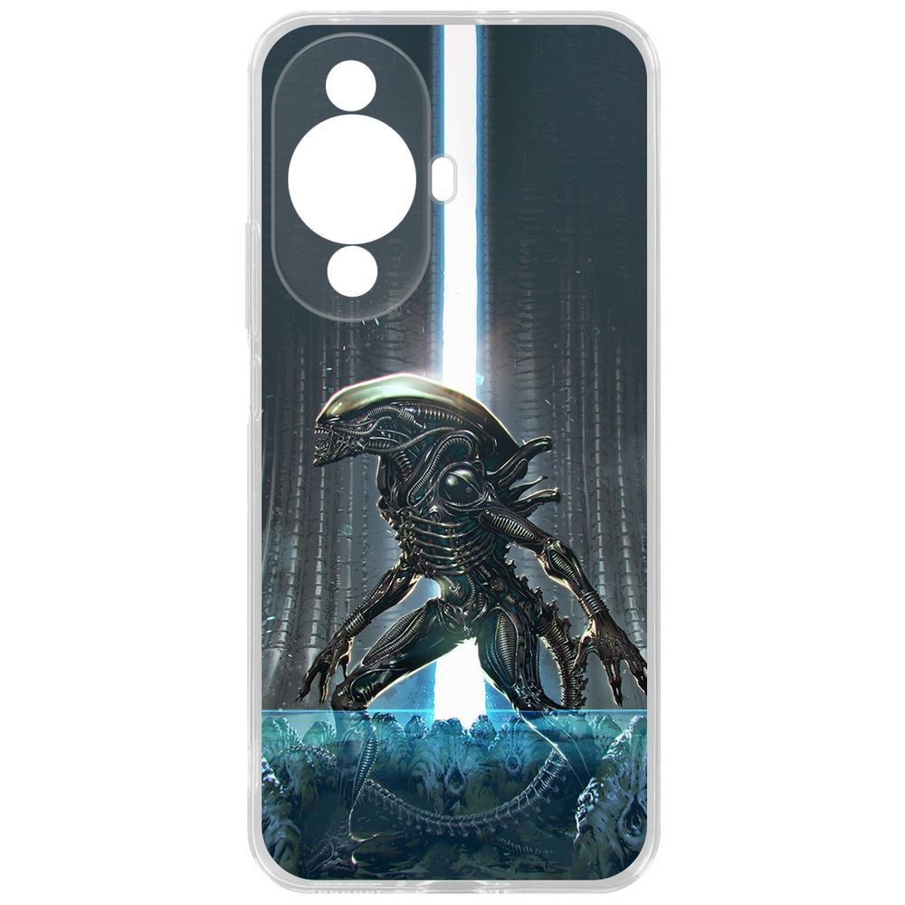 

Чехол-накладка Krutoff Clear Case Чужой. Тревога для Huawei Nova 11, Прозрачный