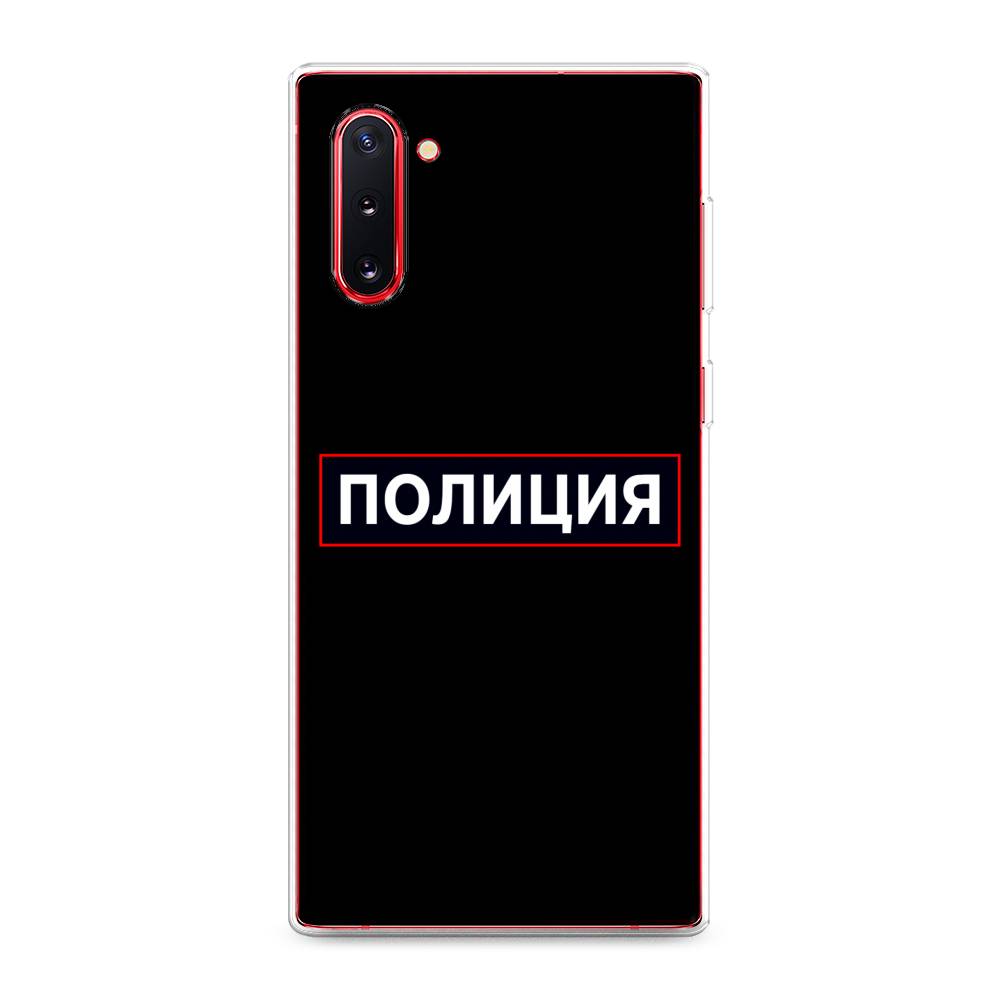 

Чехол Awog на Samsung Galaxy Note 10 "Police logo", Разноцветный, 28650-5