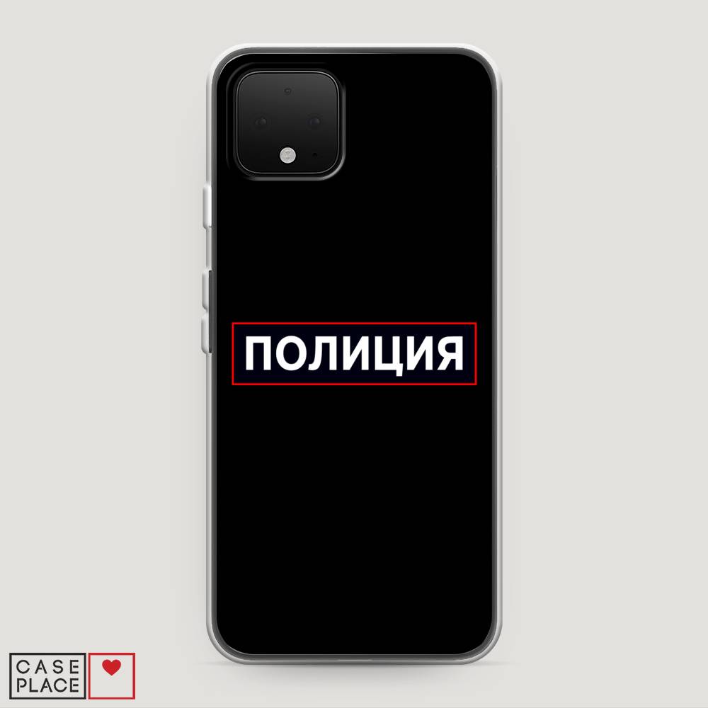 

Чехол Awog на Google Pixel 4 "Police logo", Разноцветный, 270250-5