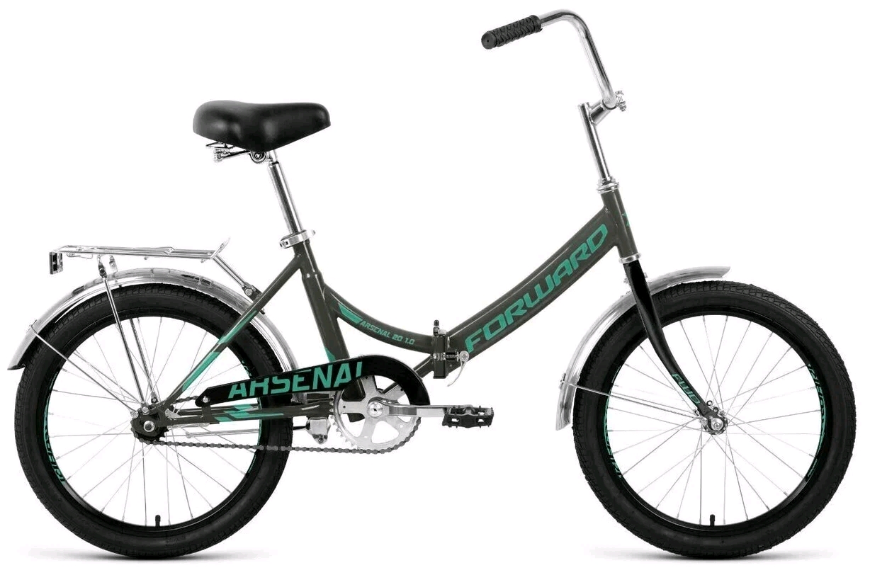 

20 FORWARD ARSENAL 20 1.0 (20" 1 ск. рост. 14") 2022, темно-серый/бирюзовый, RBK22FW20526