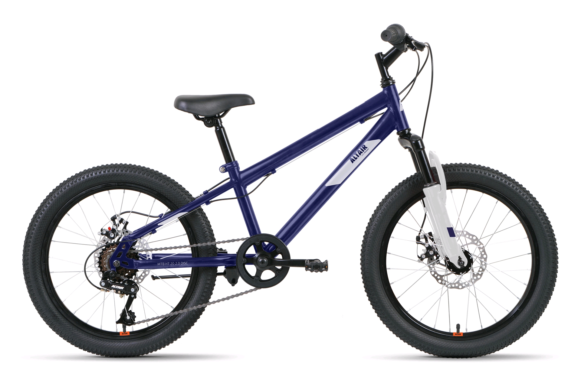 

20 ALTAIR MTB HT 20 2.0 D (20" 6 ск. рост. 10.5") 2022, темно-синий/серебристый, IBK22AL20