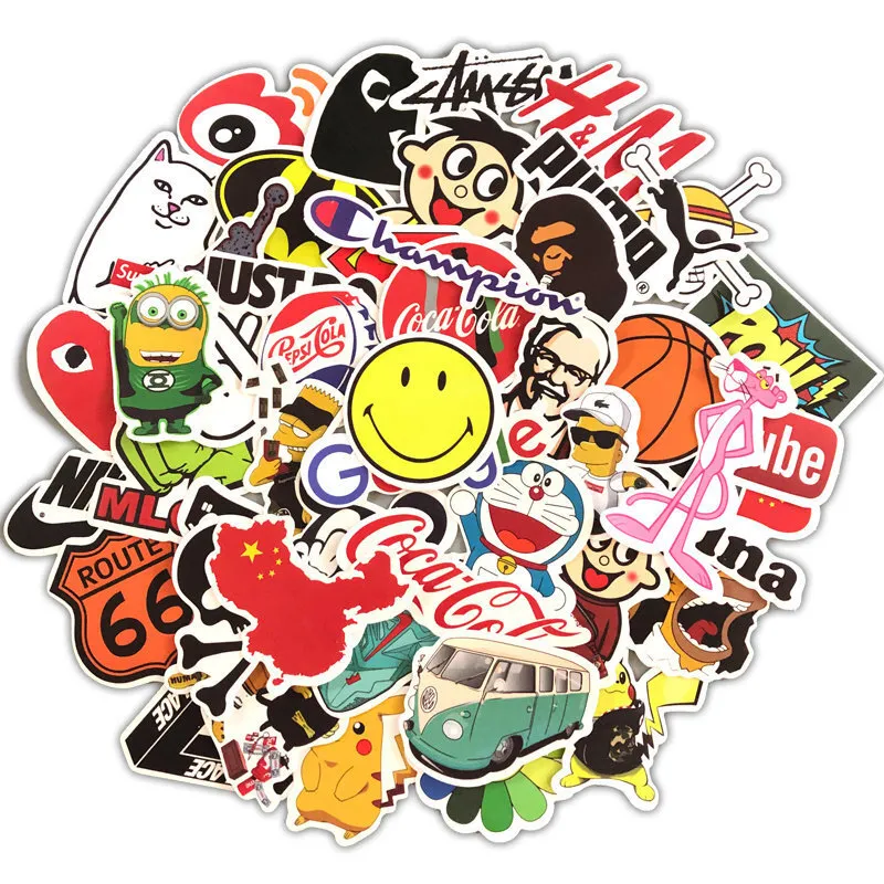 

Набор наклеек Sticker Bombing "Логотипы брендов" 100 штук, бренд
