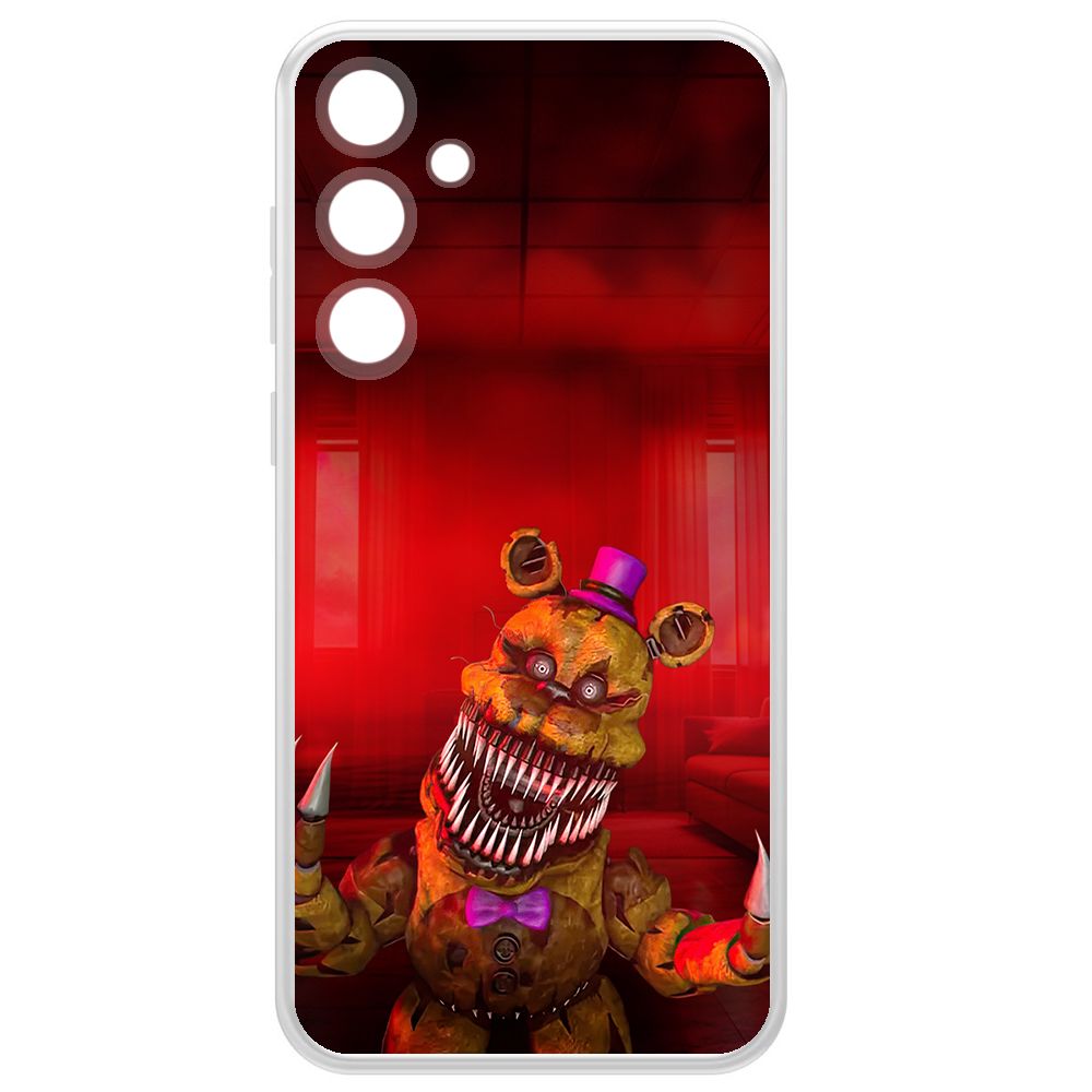 

Чехол-накладка Krutoff Clear Case ФНАФ - Фредди атакует для Samsung Galaxy A35 5G (A356), Прозрачный
