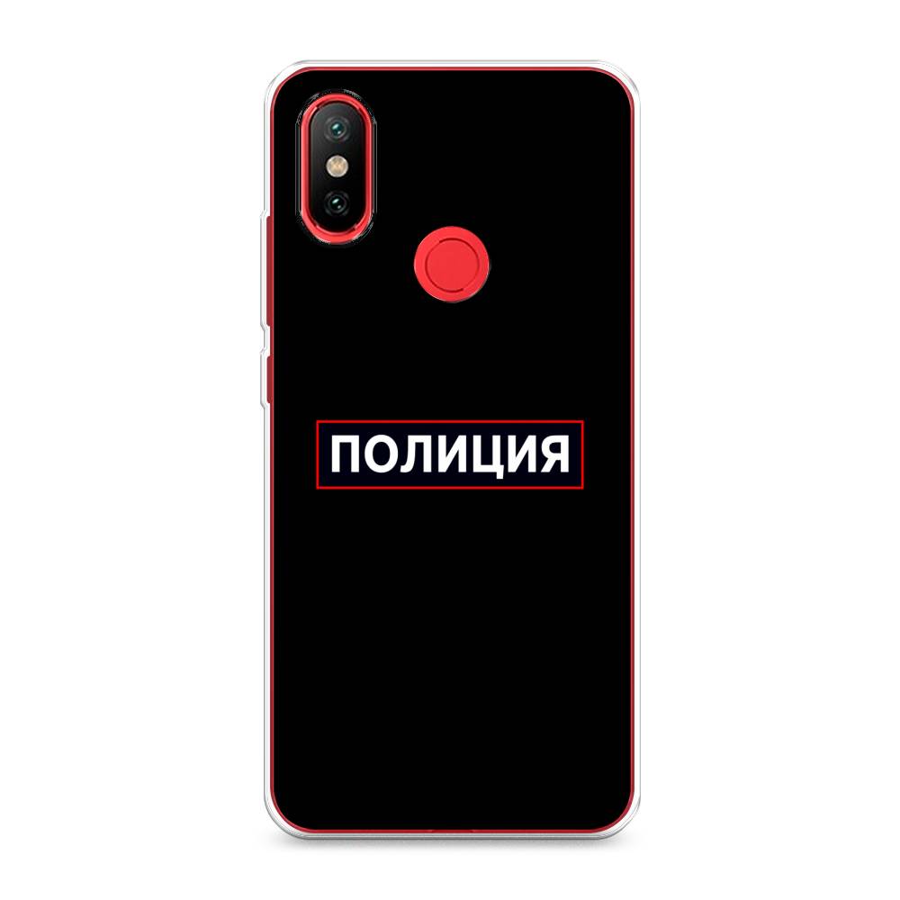 

Чехол Awog на Xiaomi Mi 6X "Police logo", Разноцветный, 33250-5