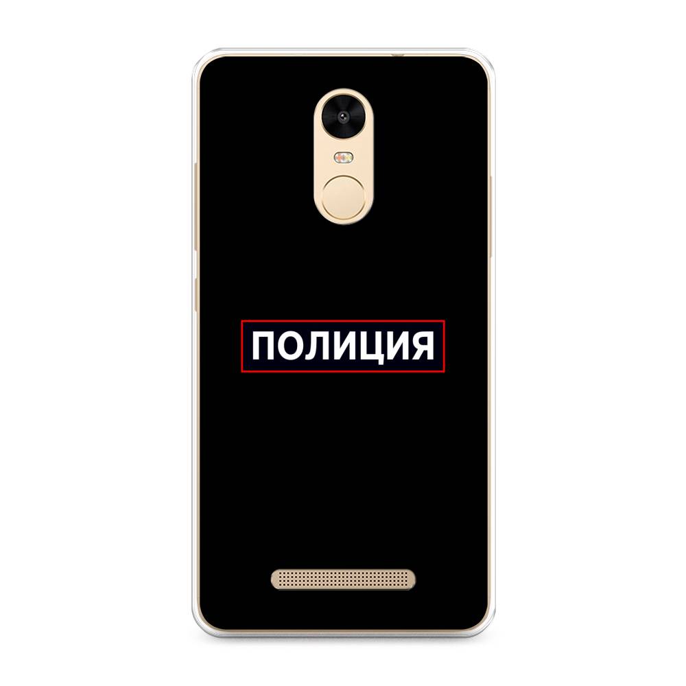 

Чехол Awog на Xiaomi Redmi Note 3/Note 3 Pro "Police logo", Разноцветный, 31750-5