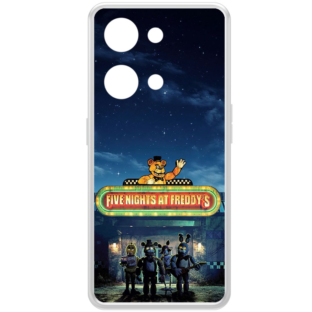 

Чехол-накладка Krutoff Clear Case ФНАФ - Банда вместе для OnePlus Nord 3 5G, Прозрачный