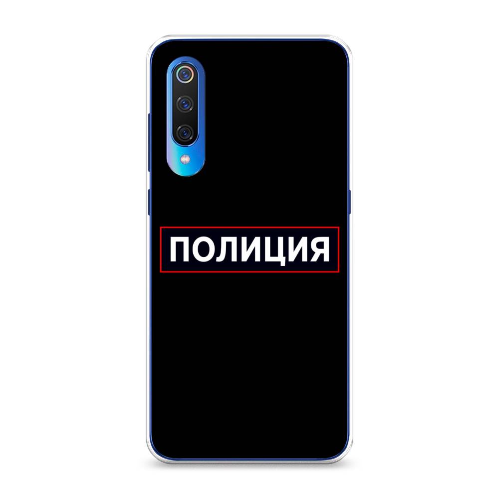 

Чехол Awog на Xiaomi Mi 9 "Police logo", Разноцветный, 34850-5