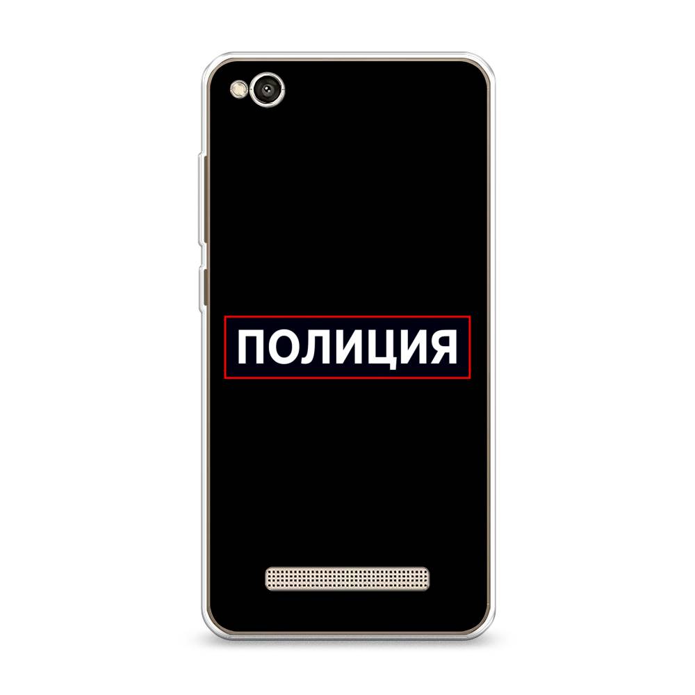 

Чехол Awog на Xiaomi Redmi 4A "Police logo", Разноцветный, 31350-5