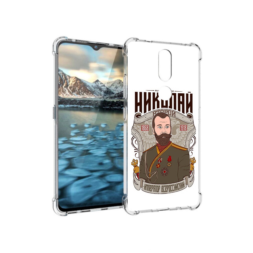 

Чехол MyPads Tocco для Nokia 2.4 Николай второй (PT227049.107.125), Прозрачный, Tocco