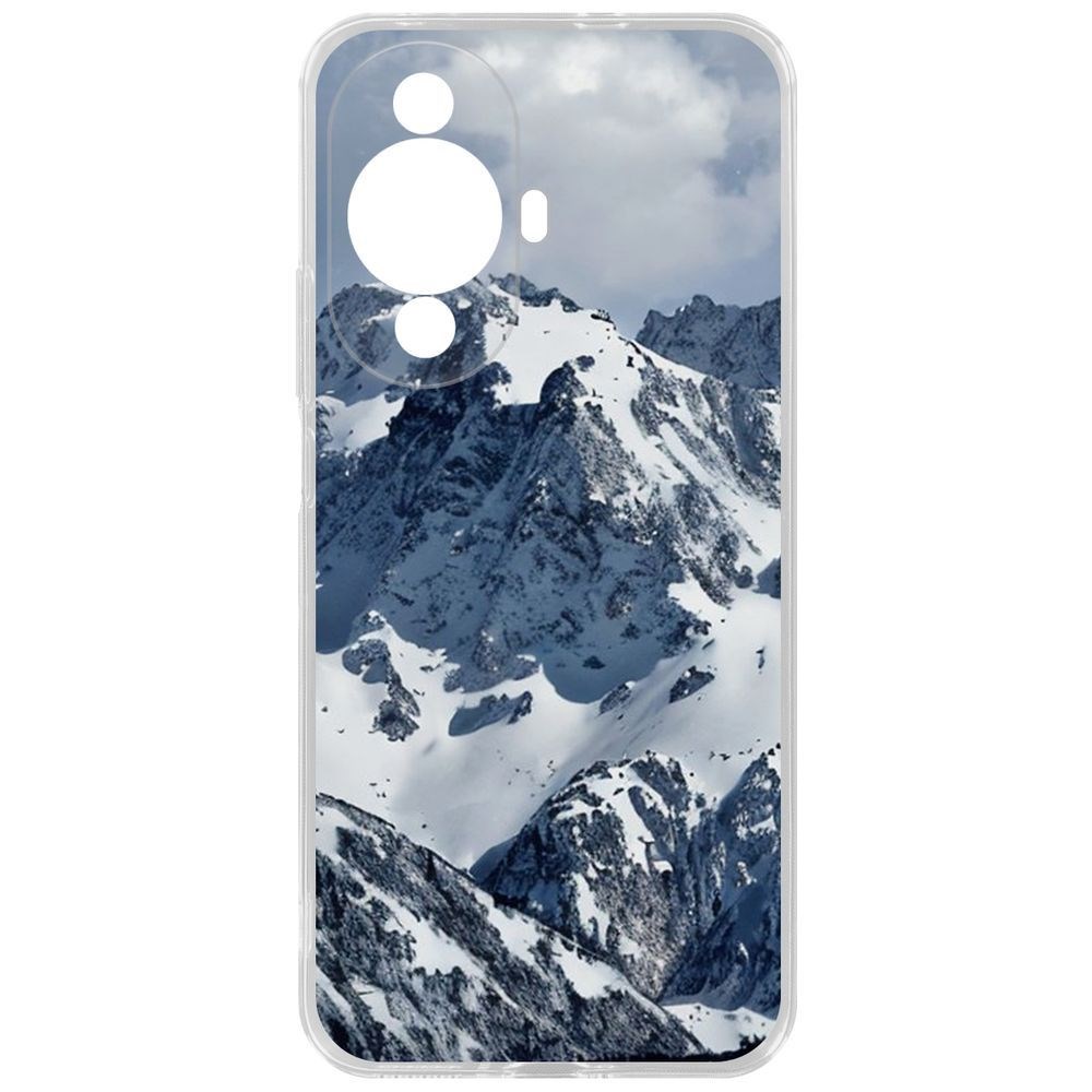 

Чехол-накладка Krutoff Clear Case Горы для Huawei Nova 11, Прозрачный