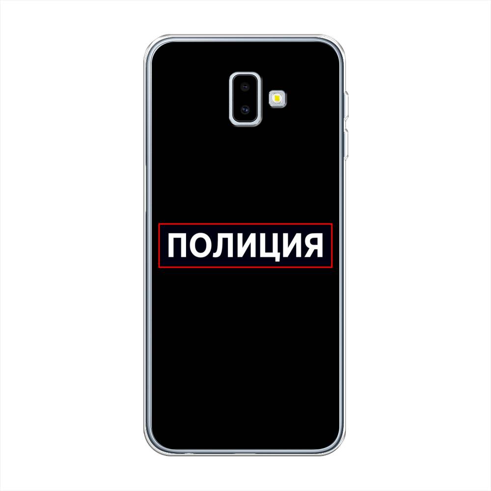 фото Чехол awog "police logo" для samsung galaxy j6 +