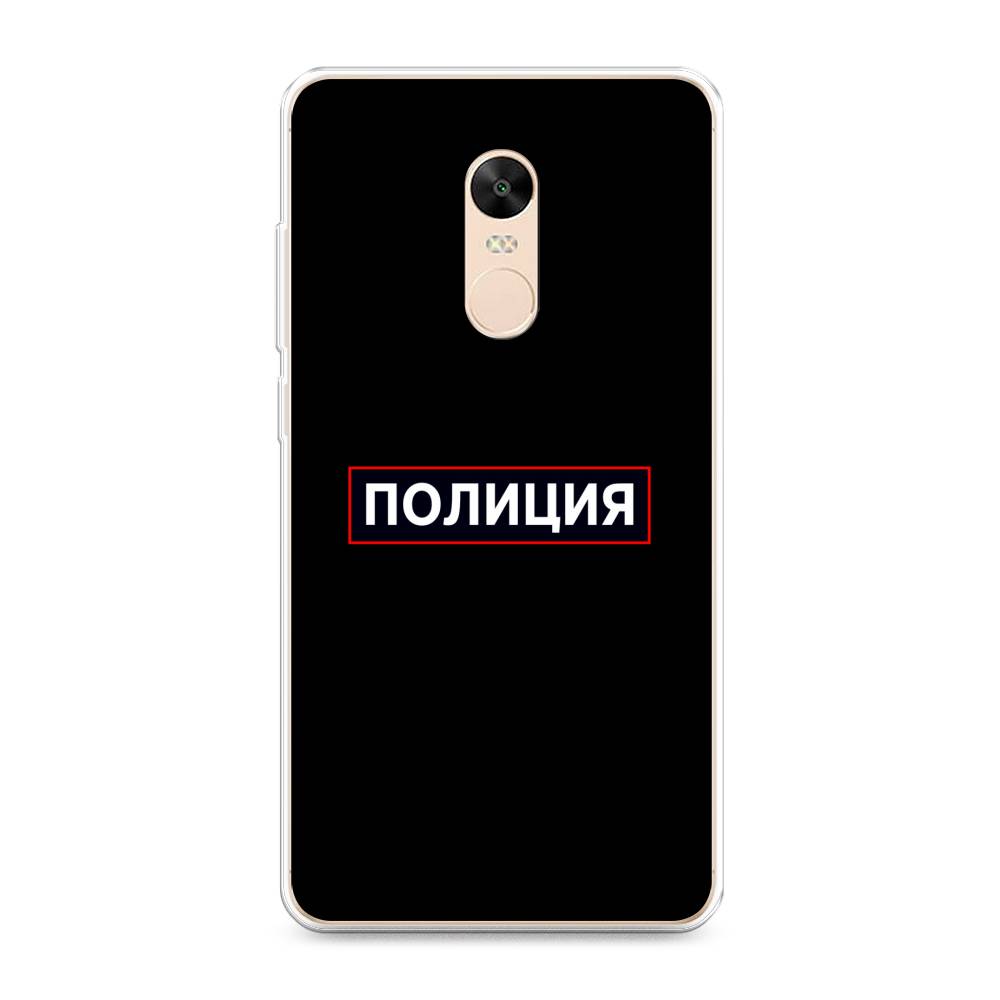 фото Чехол awog "police logo" для xiaomi redmi note 4x