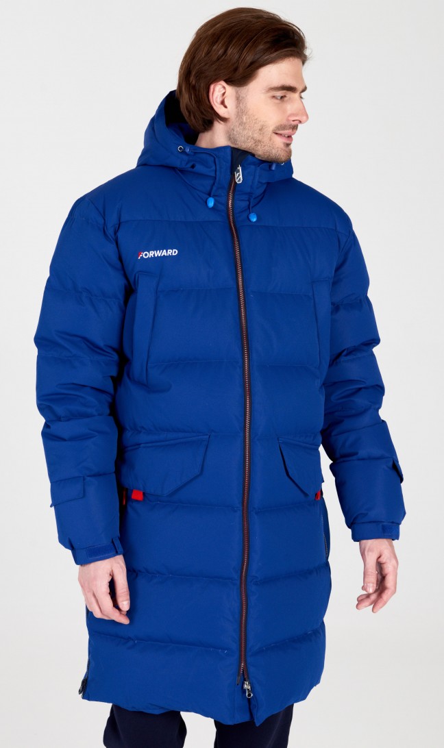 фото Зимняя куртка мужская forward m08110g-ii212 голубая xl