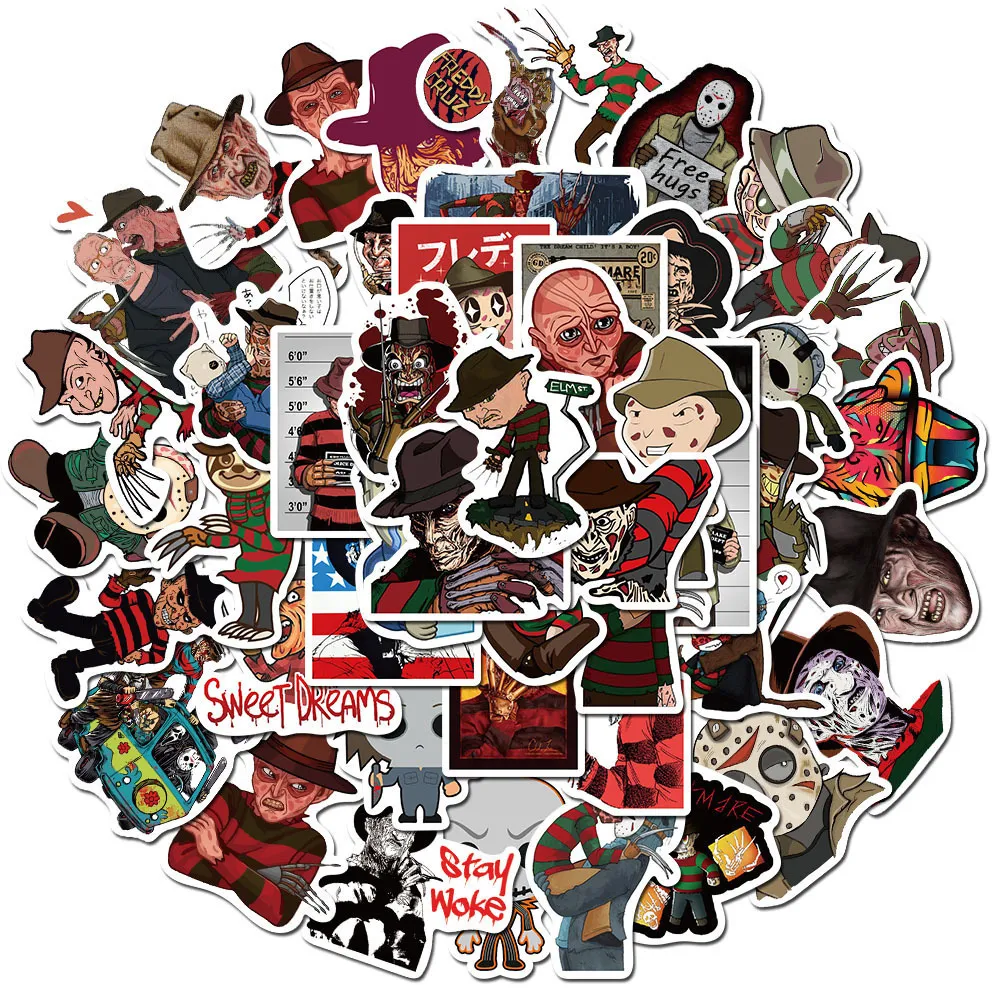 

Набор наклеек Sticker Bombing "Фредди Крюгер" 50 штук