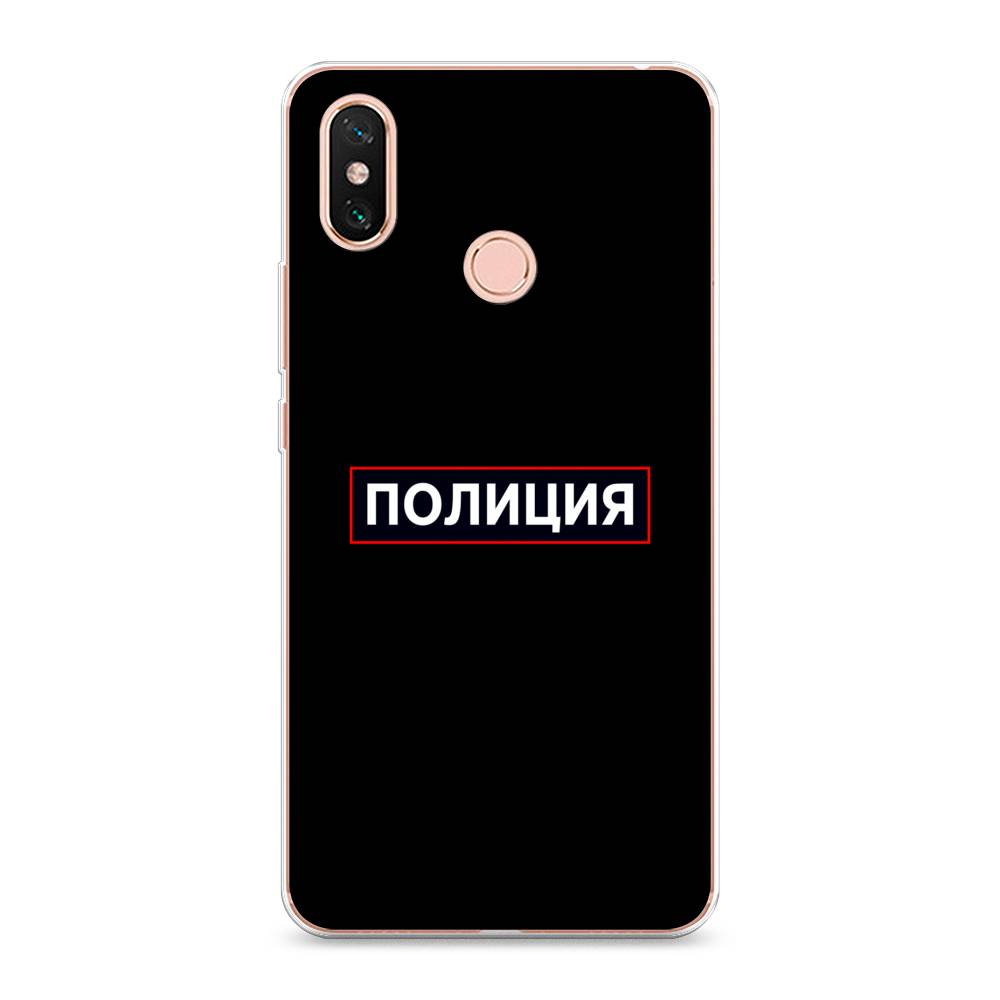 

Чехол Awog на Xiaomi Mi Max 3 "Police logo", Разноцветный, 34350-5