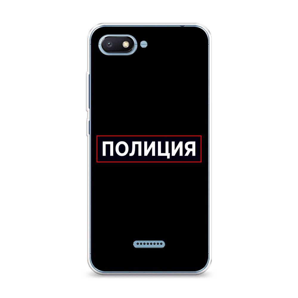 

Чехол Awog на Xiaomi Redmi 6A "Police logo", Разноцветный, 34150-5