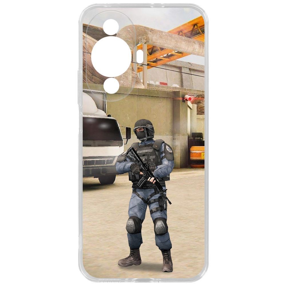 

Чехол-накладка Krutoff Clear Case Cтандофф 2 (Standoff 2) - GIGN для Huawei Nova 11, Прозрачный