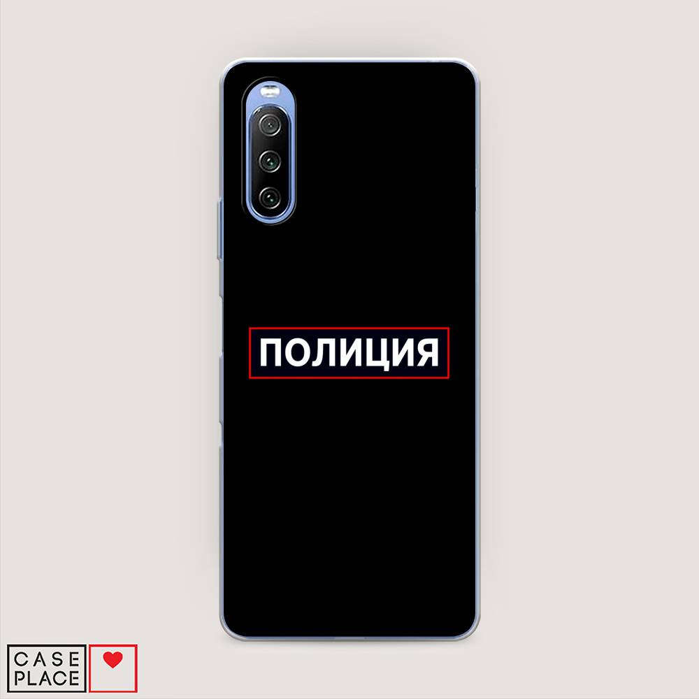 

Чехол Awog на Sony Xperia 10 III "Police logo", Разноцветный, 54950-5