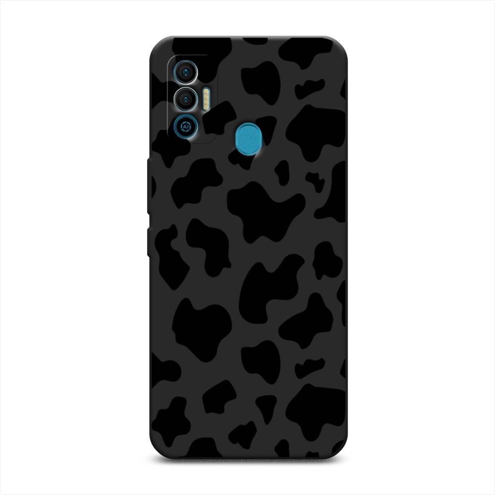 

Чехол Awog 301052-1 для Tecno Spark 7 "Пятна коровы черные", Черный, 301052-1