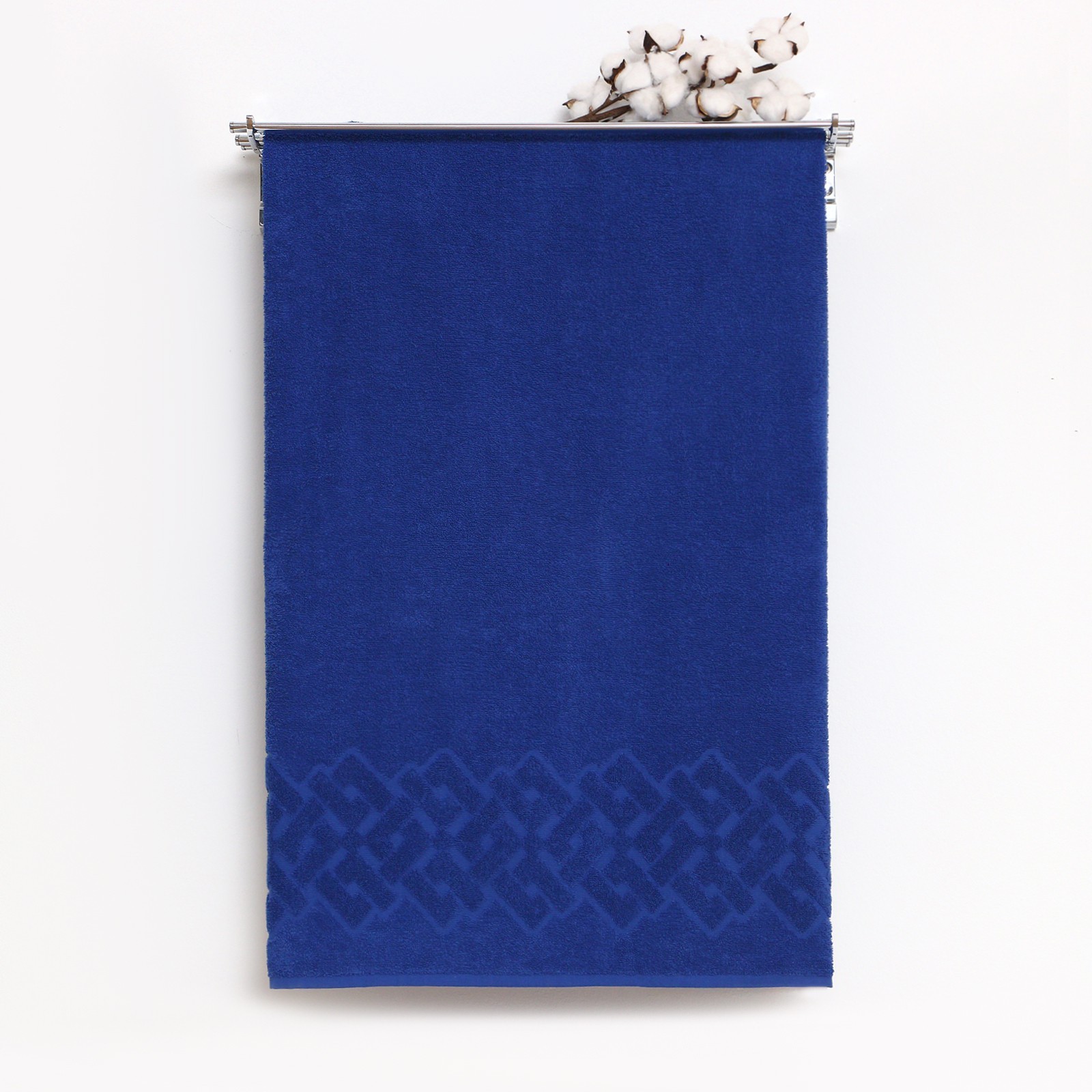 Полотенце ДМ Текстиль Baldric 50 х 90 см махровое синие