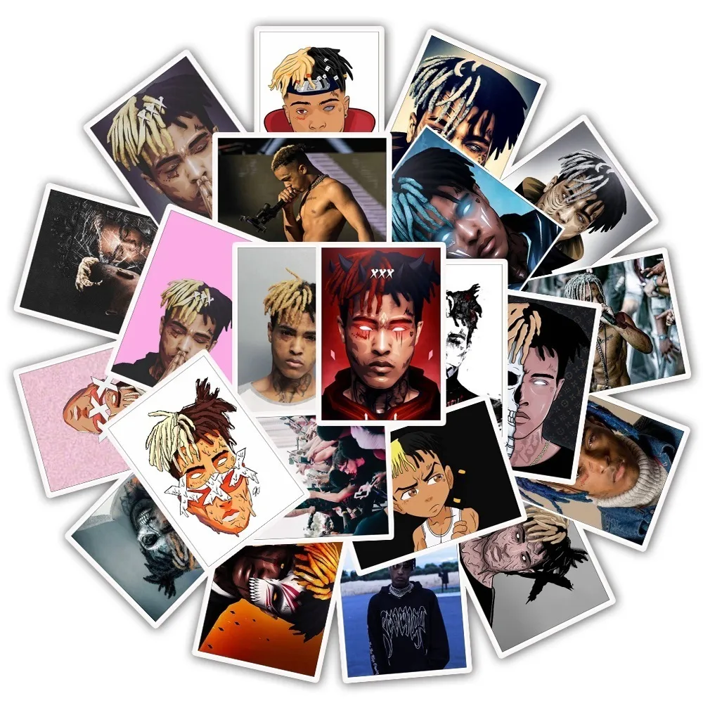 

Набор наклеек Sticker Bombing "XXXTentacion" 25 штук, медиа