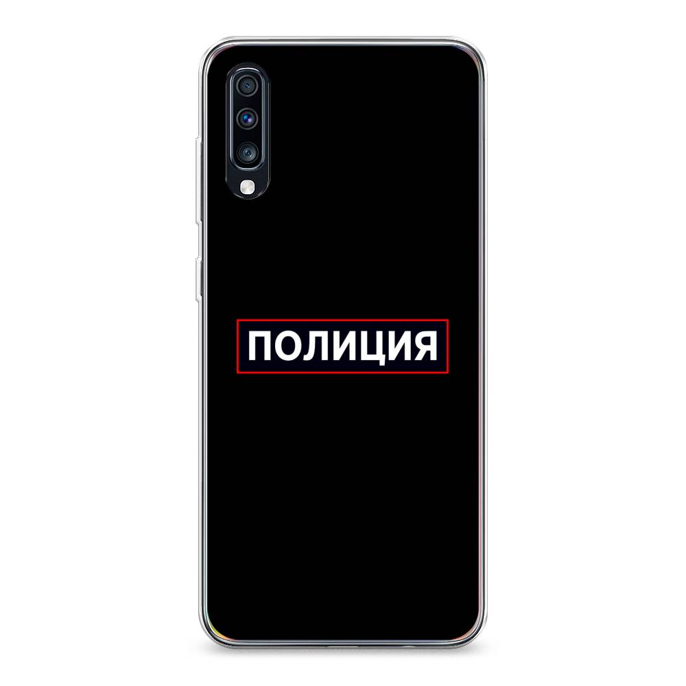 

Чехол Awog на Samsung Galaxy A70 "Police logo", Разноцветный, 28150-5