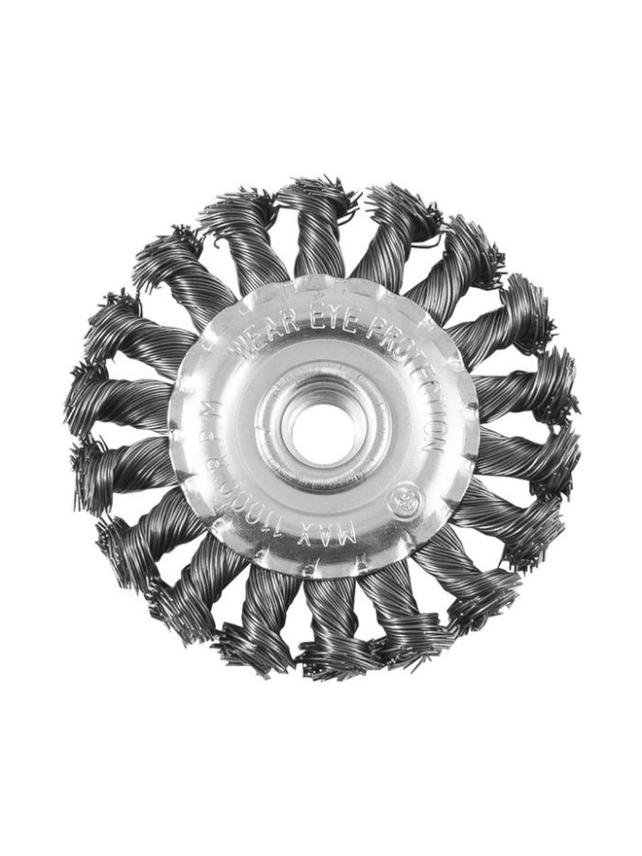 

Щетка-крацовка дисковая витая сталь М14 d=175мм, 45-4-317