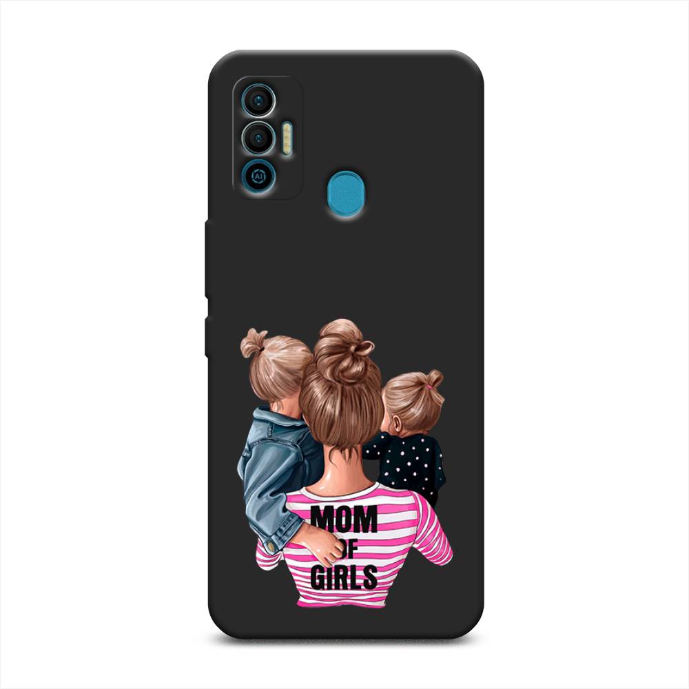 

Чехол Awog 301052-1 для Tecno Spark 7 "Mom of Girls", Разноцветный, 301052-1