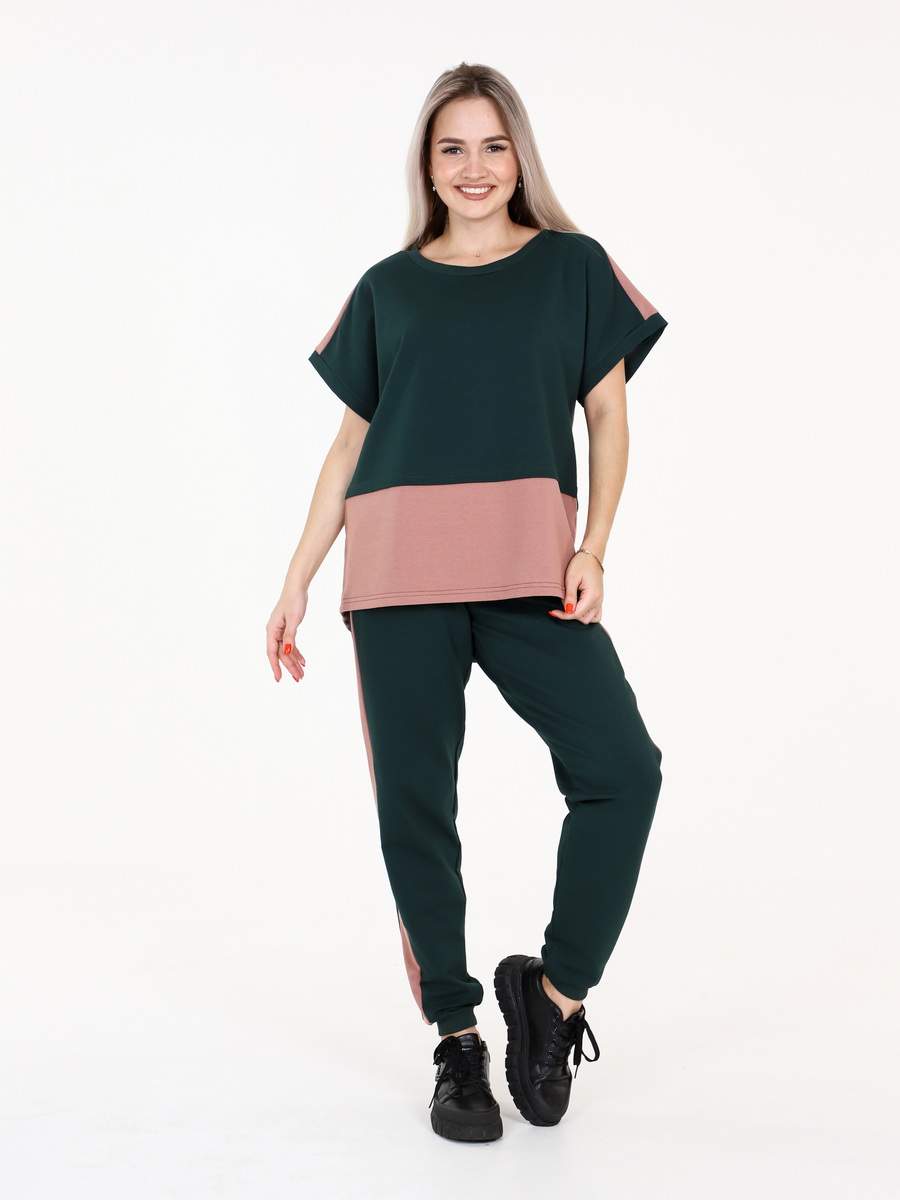 

Костюм женский Elenatex К-209 зеленый 50 RU, К-209