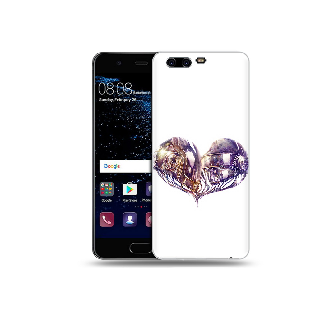 

Чехол MyPads Tocco для Huawei P10 Plus сердце абстракция (PT60941.40.596), Прозрачный, Tocco