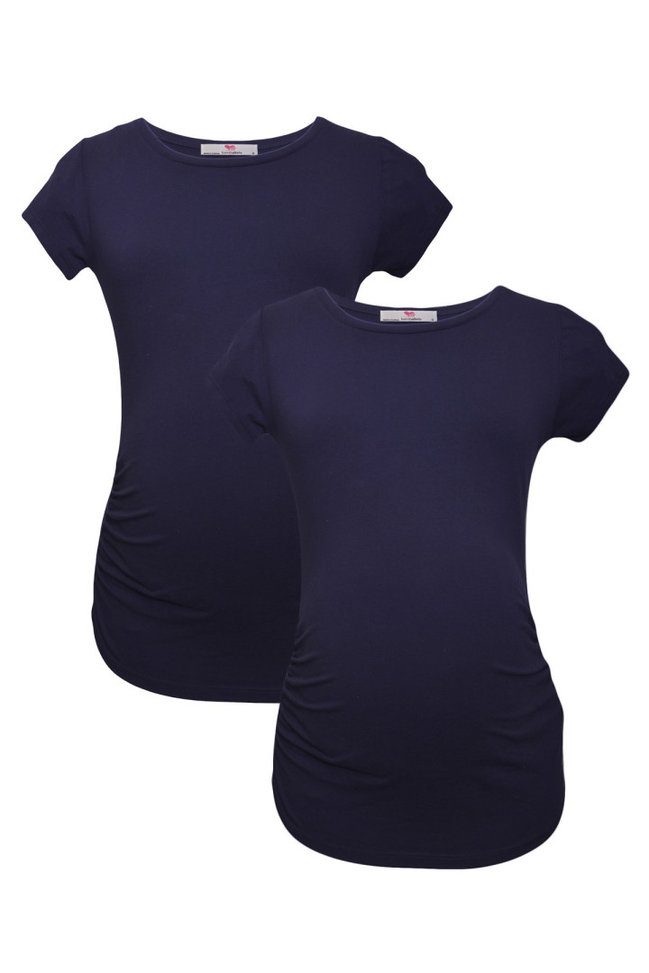 

Футболка для беременных женская Luvmabelly 58806 синяя XL (доставка из-за рубежа), Синий, 58806