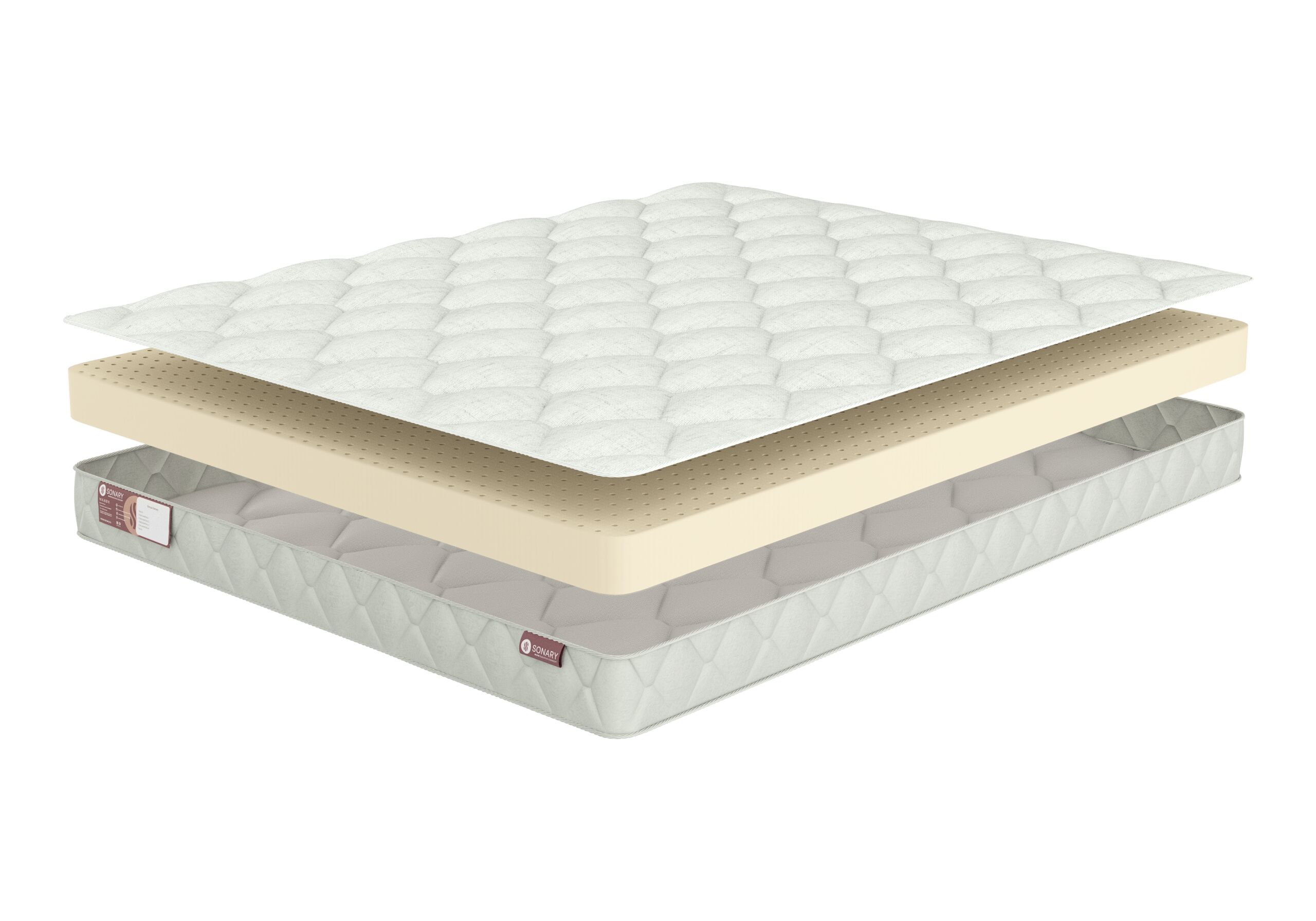 

Матрас Sonary Pamir 105х210 серии Latex, Белый, Pamir