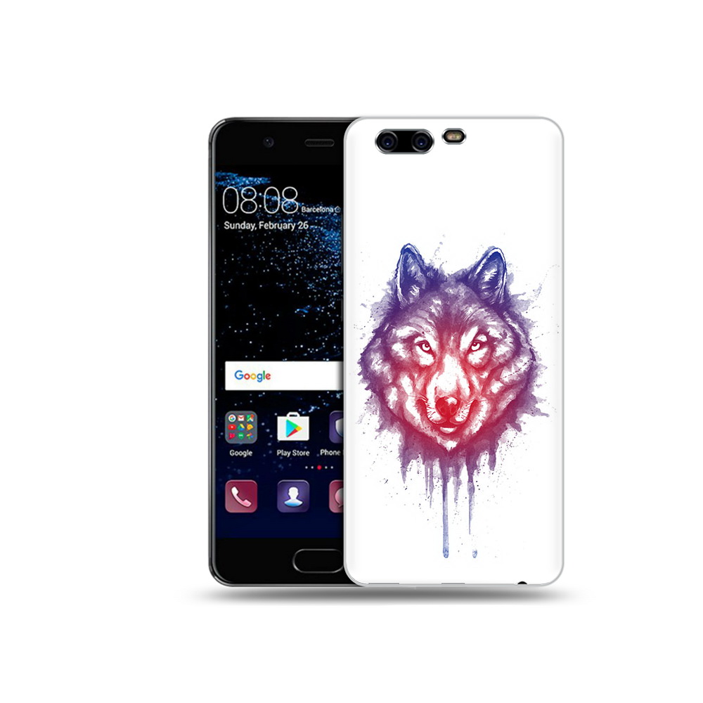 

Чехол MyPads Tocco для Huawei P10 Plus пушистый волк (PT60941.40.561), Прозрачный, Tocco