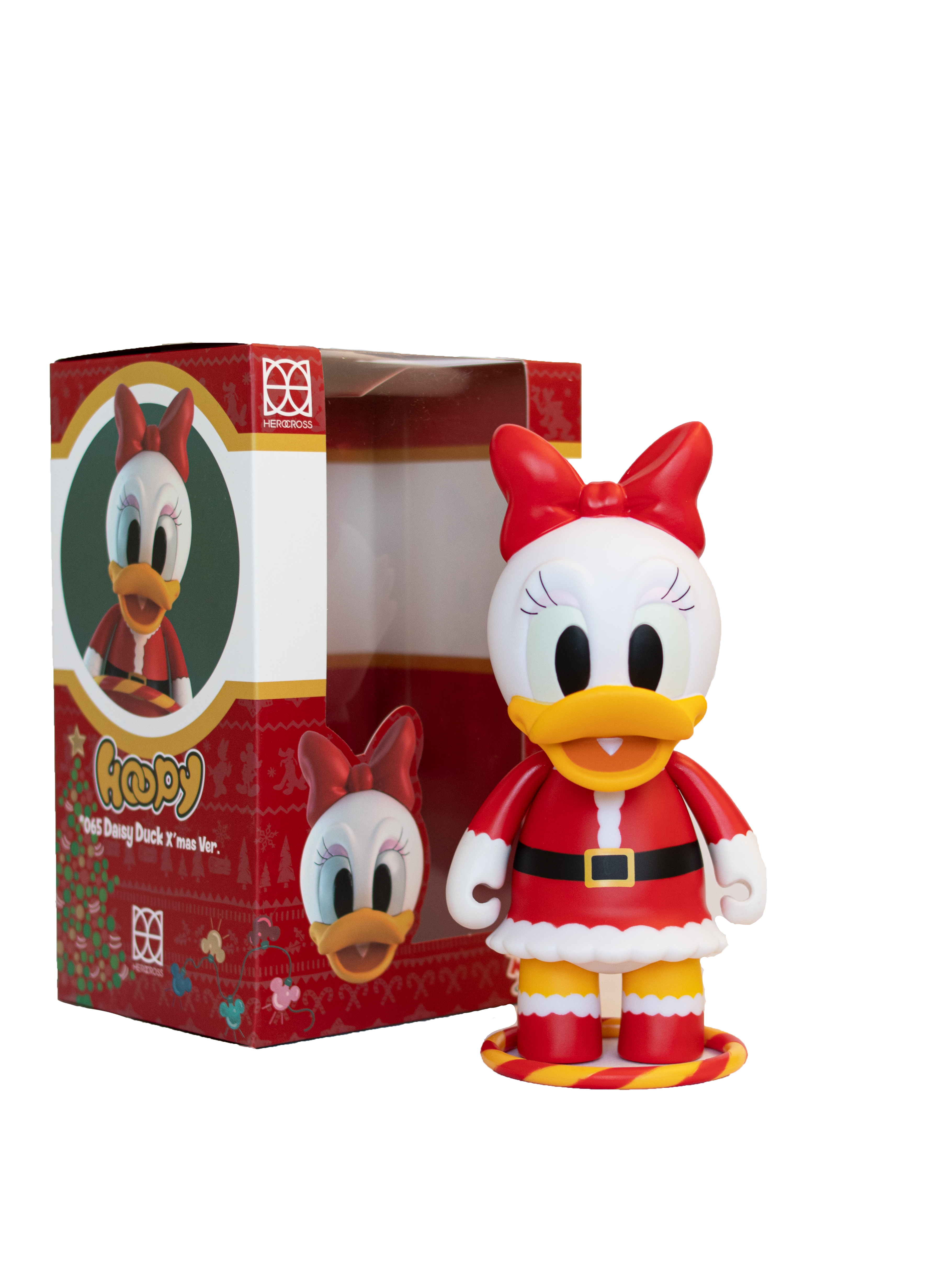 Фигурка Disney Daisy Duck 15 см 1 шт Дэйзи Дак Рождество HEROCROSS серия Друзья Микки фигурка herocross микки маус ная версия mickey mouse