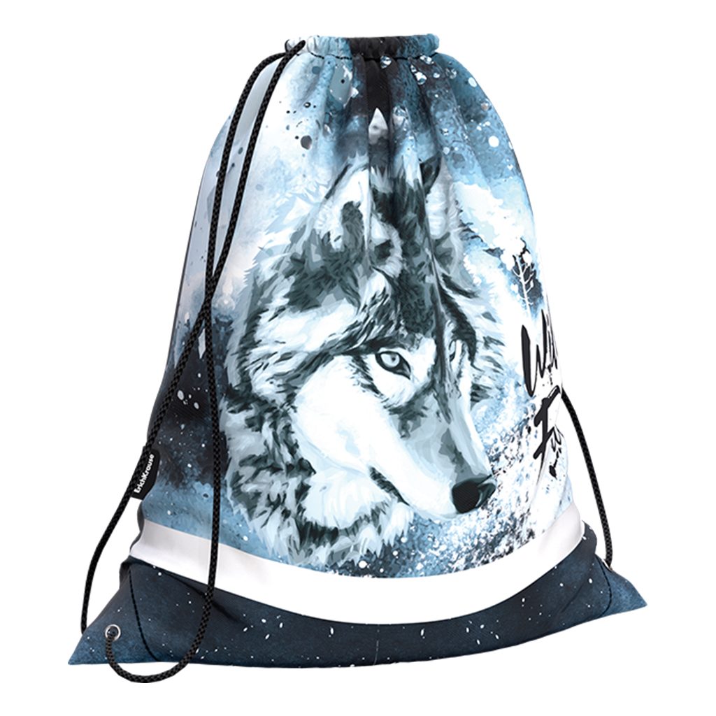 

Мешок для обуви ErichKrause 365x440мм Timber Wolf 60159, Серый, Timber Wolf