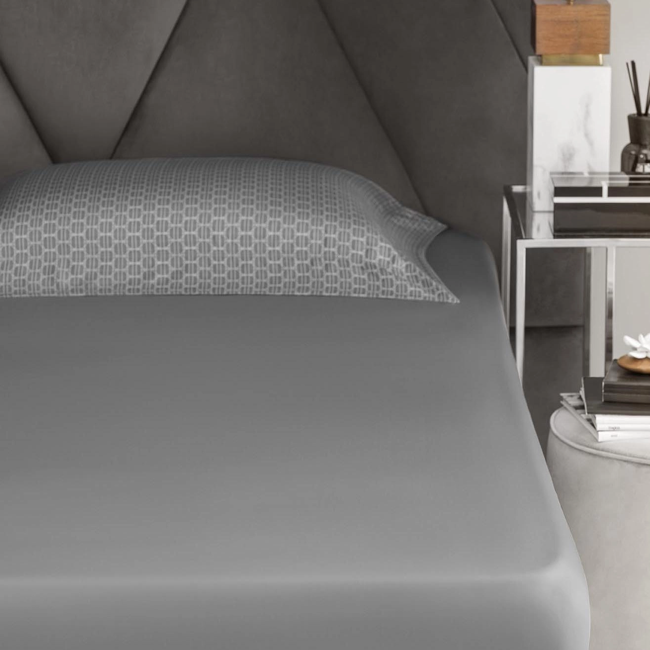 

Простыня Togas Парти 200 х 200 см эвкалиптовое волокно серая