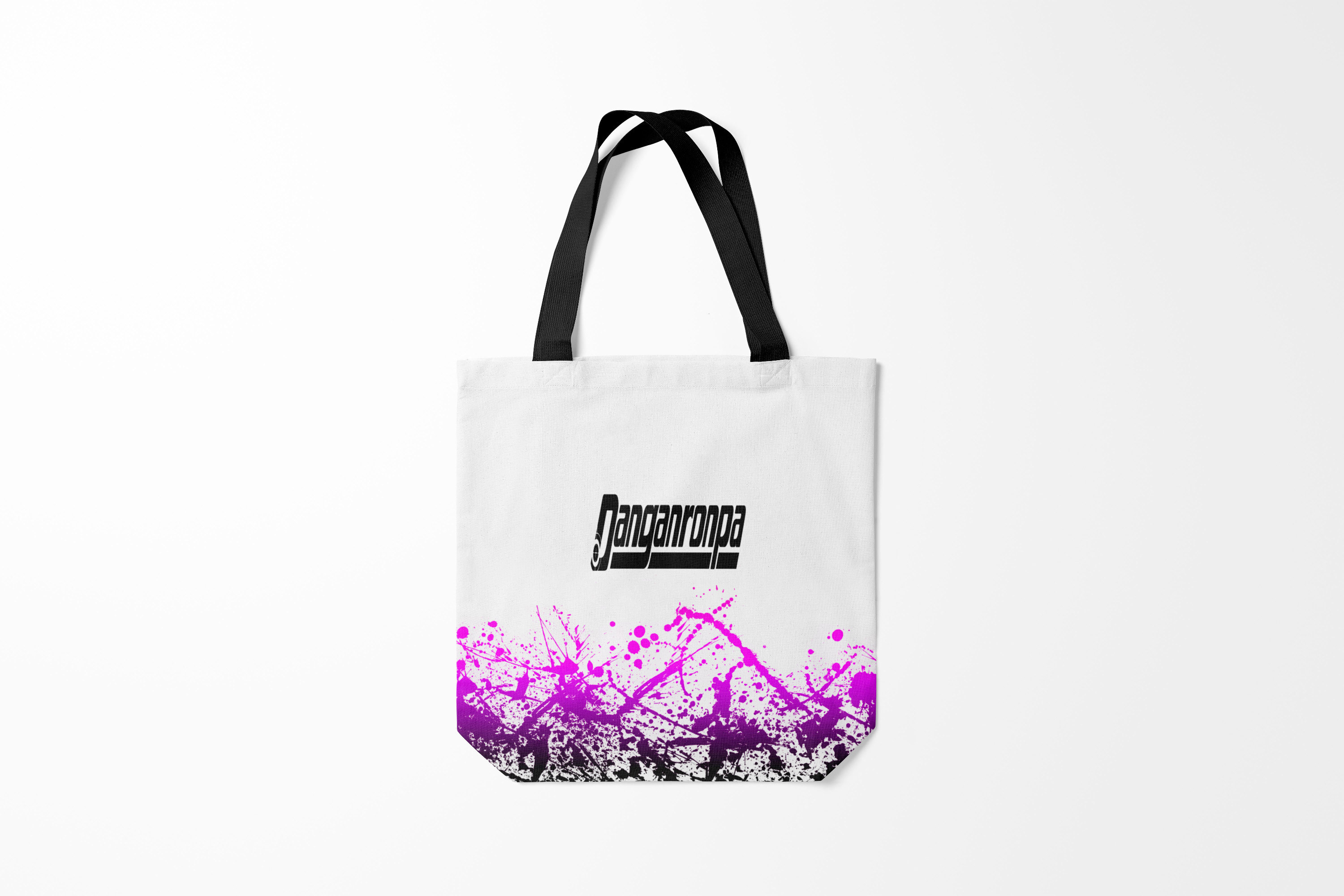 

Сумка шoппер унисекс Burnettie Danganronpa purple, белый, Danganronpa purple