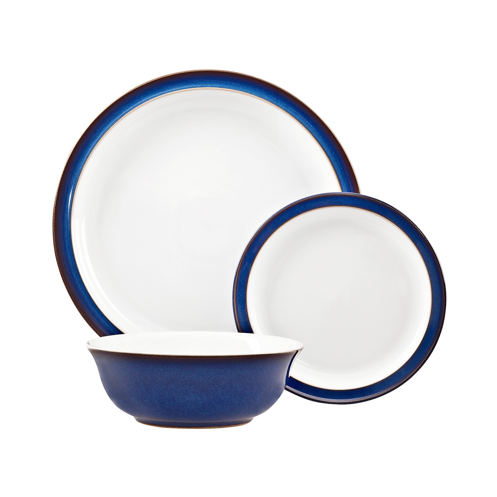 фото Сервиз столовый denby 12пр императорский синий