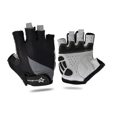 фото Перчатки велосипедные / перчатки спортивные rockbros s030-1, цвет черный, xl (8,5)