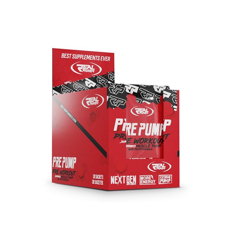 Предтренировочный комплекс Real Pharm, Pre Pump 20x10g (Манго-маракуйя)