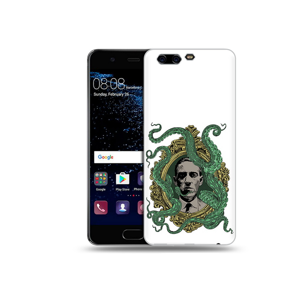

Чехол MyPads Tocco для Huawei P10 Plus портрет с кракеном (PT60941.40.552), Прозрачный, Tocco