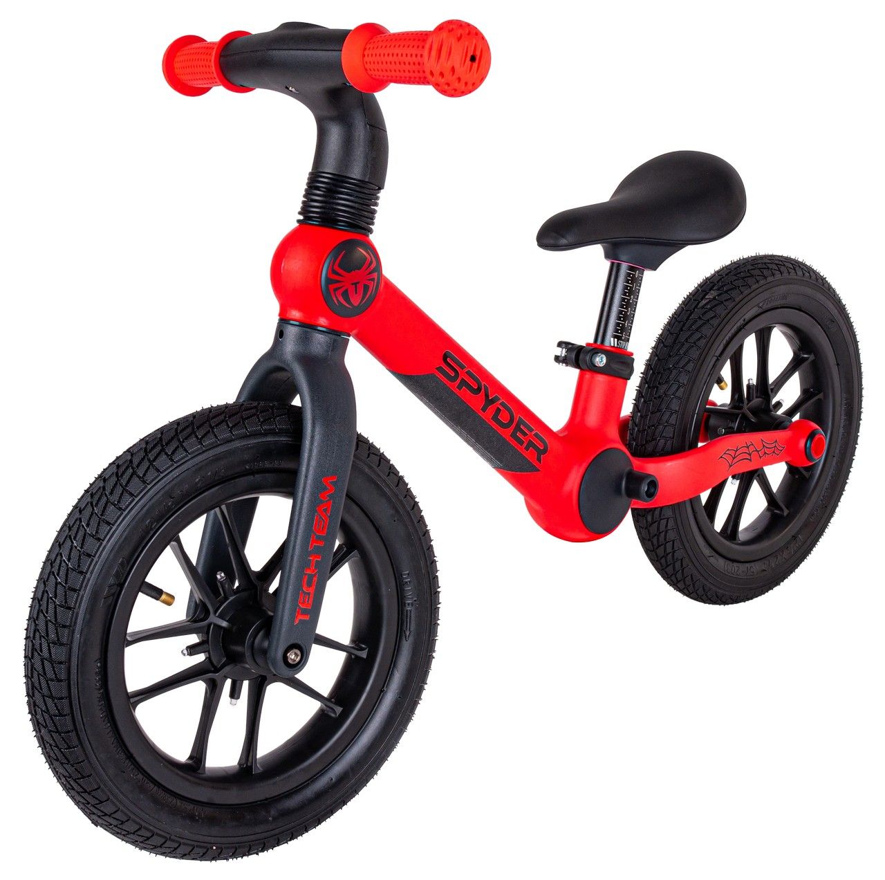 Беговел Tech Team Spider с LED-подсветкой, красный