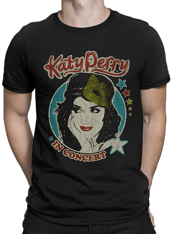 

Футболка мужская Dream Shirts Кэти Перри 10010402 черная L, Кэти Перри 10010402
