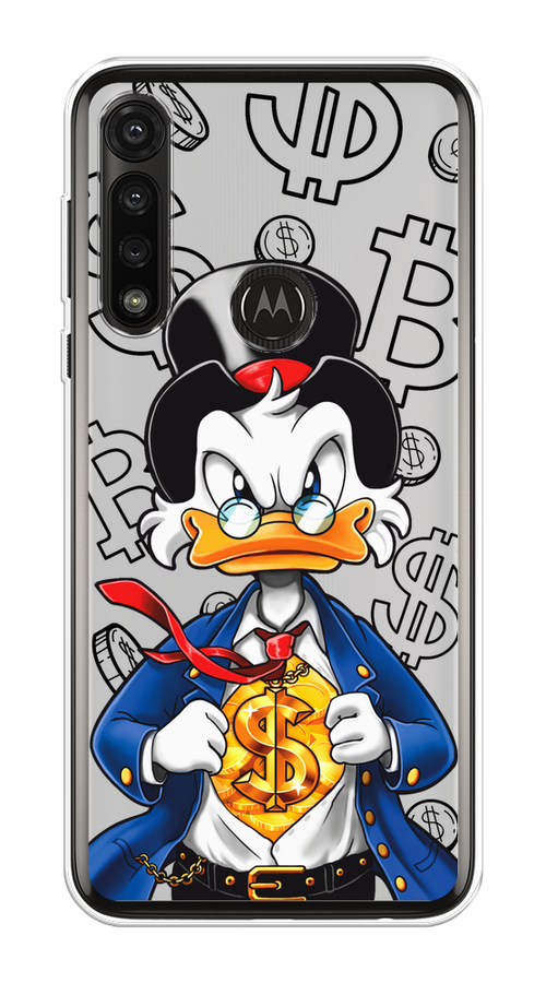 

Чехол на Motorola Moto G Power 2020 "Scrooge Goldman", Черный;белый;синий, 242650-1