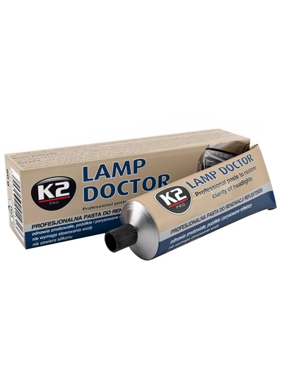 фото K2pro паста для регенерации фар lamp doctor 60 гр.