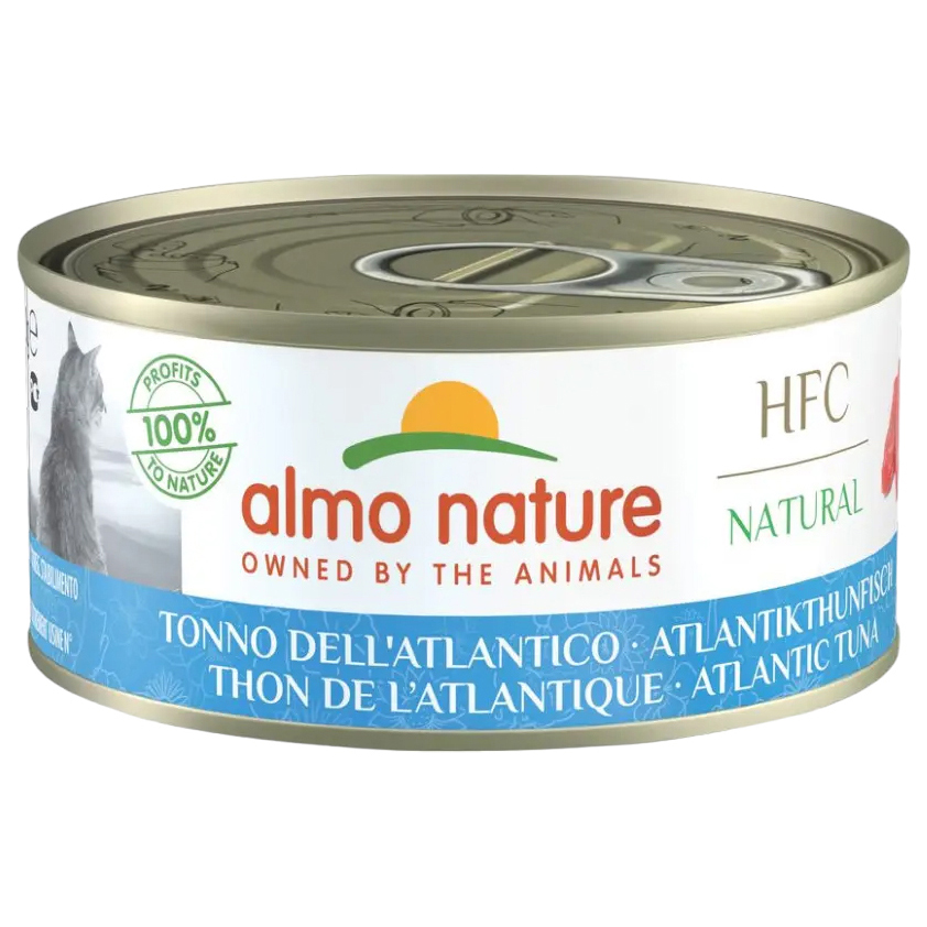 Консервы для кошек Almo Nature с атлантическим тунцом, 150г