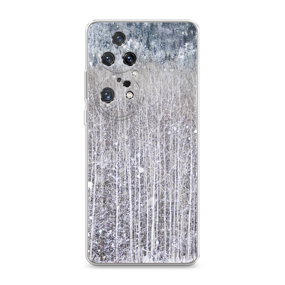 

Чехол для Huawei P50 Pro "Снежный лес", Бежевый;серый;белый, 6105050-5