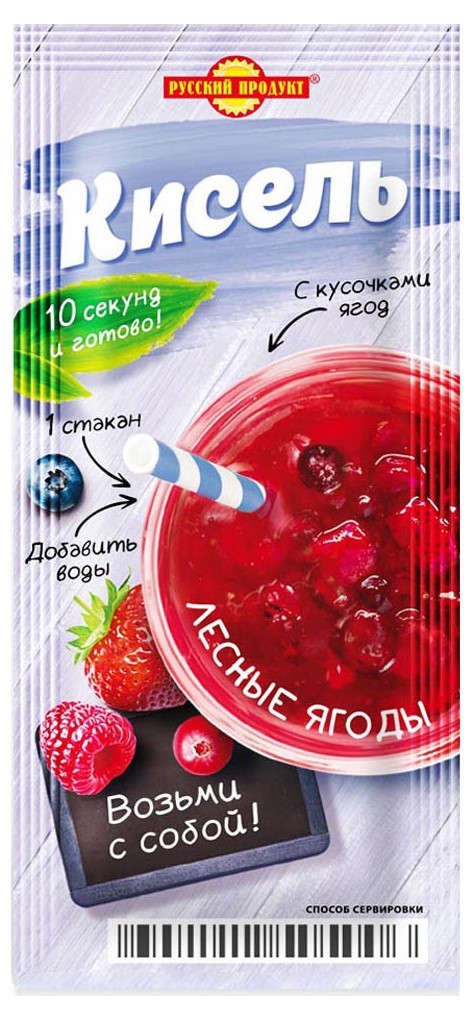 Кисель Русский продукт Лесные ягоды моментального приготовления 25 г