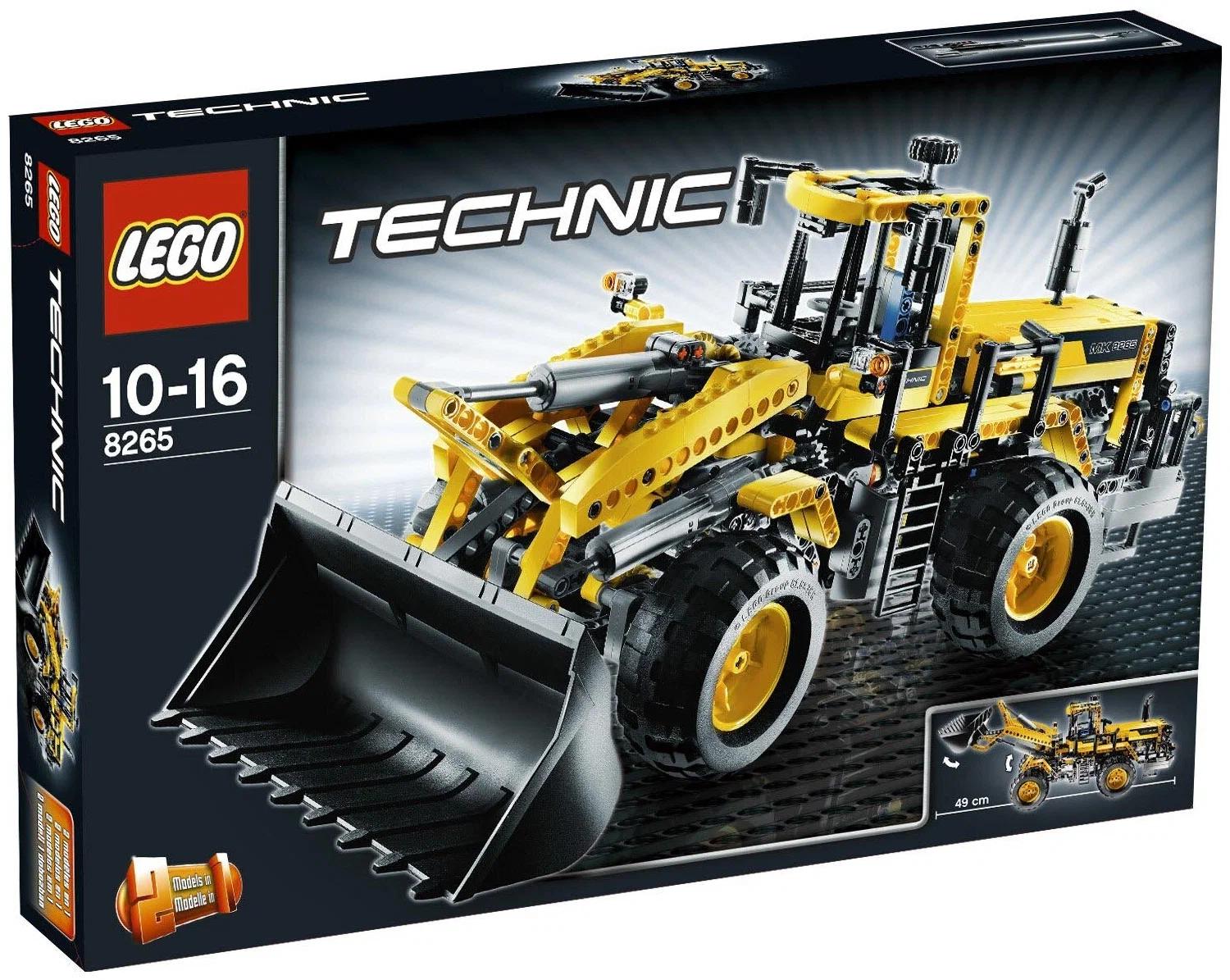 

Конструктор LEGO Technic 8265 Экскаватор с передним ковшом, Экскаватор с передним ковшом